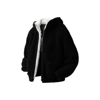 ASEDE Coats Unisex Black White