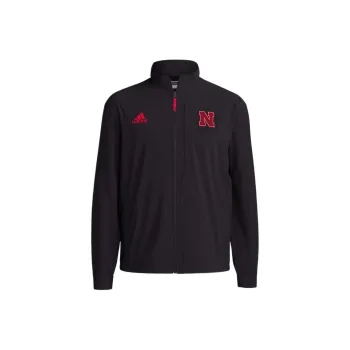 Adidas Free Shipping With AdiClub Nebraska Cornhuskers Long Sleeve 1/4-Zip Knit Jacket