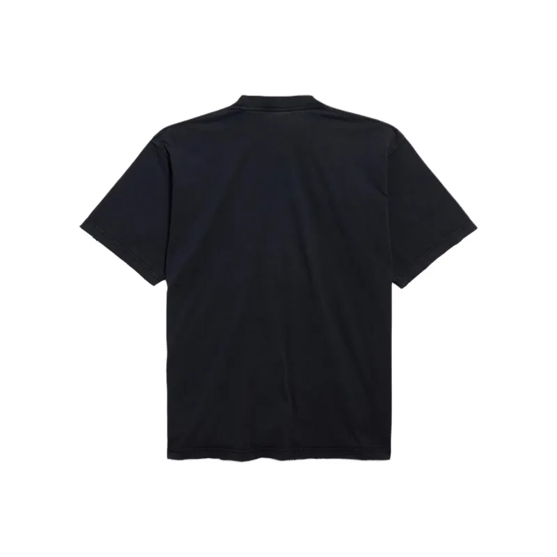 Balenciaga Laurel Logo embroidered T shirt-1