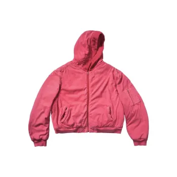 GREG ROSS FW23 Baseball Jacket Unisex Rose Red