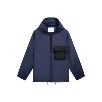 ZIOZIA Jackets Coats Men's Navy Blue