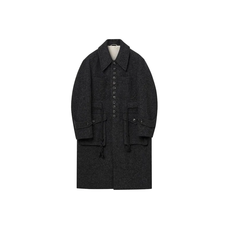 J.D.V Coats Men Dark Gray-0