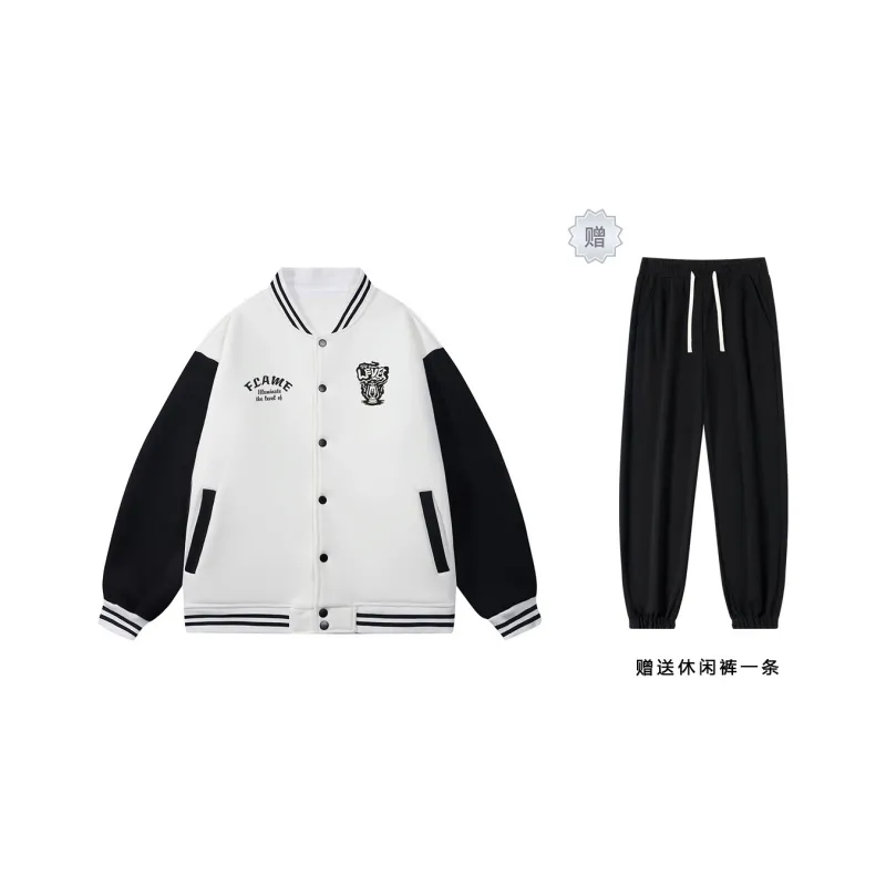 LEVEL RELAX Series Baseball Jacket Unisex-12