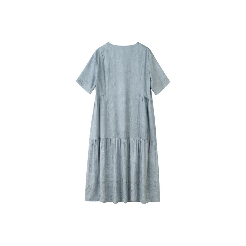 / Short Sleeved Dresses Women's-4