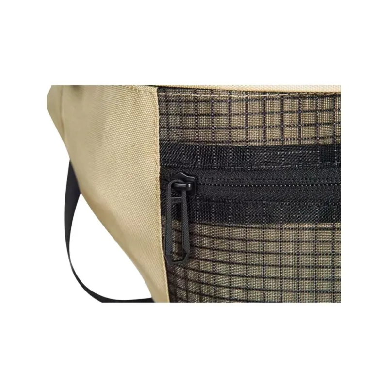 Anta Variety Training Collection Fabric One Shoulder Crossbody Fanny Pack Unisex Khaki-4