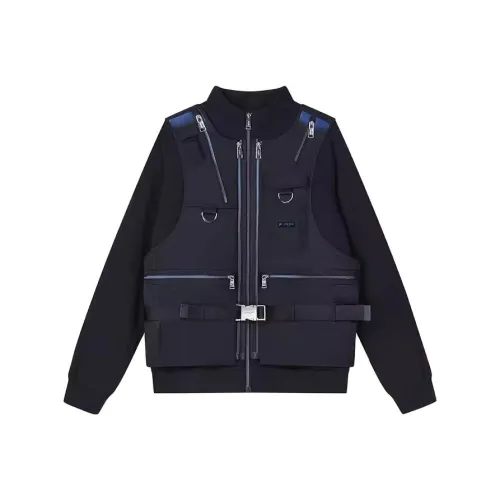 FILA FUSION x TEAM WANG Jackets Coats Unisex Jet Black