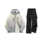 Light Gray+Black[Waterproof Clothing Sets]