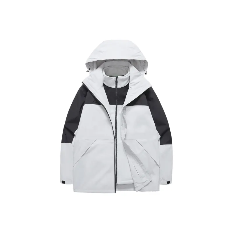 UNIWOLF Water Resistant Windproof Wear Resistant Warm Windbreaker Jacket Unisex-6