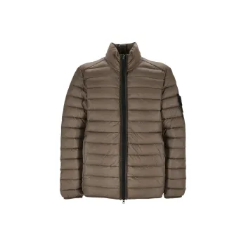 STONE ISLAND Zip Up High Neck Padded Jacket