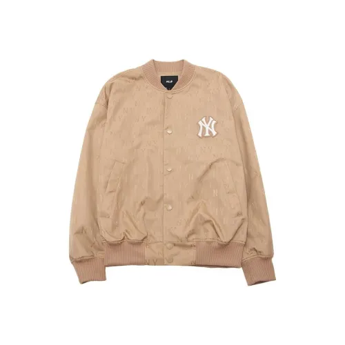 MLB SS24 Baseball Jacket Unisex Deep Sand Brown