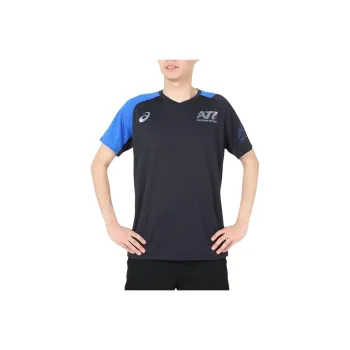 Asics T Shirts Men Blue Black