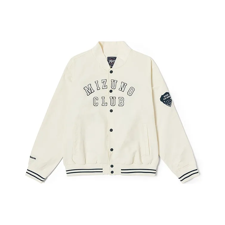 Mizuno Heritage Baseball Jerseys Unisex Coconut Milk White-0