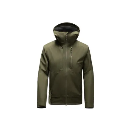 SALOMON OUTLINE SS25 Jacket Men's Ink Bamboo Green