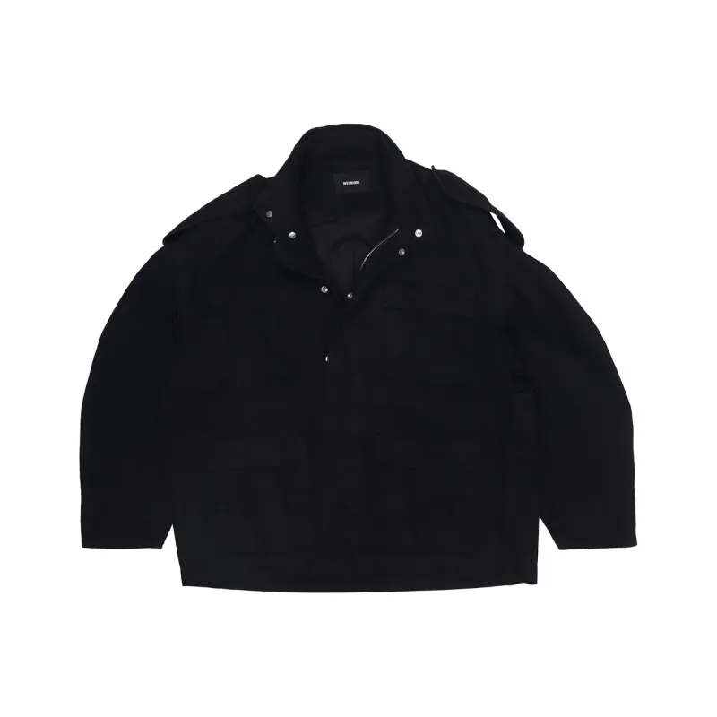 WE11DONE Jackets Coats Unisex Black-0