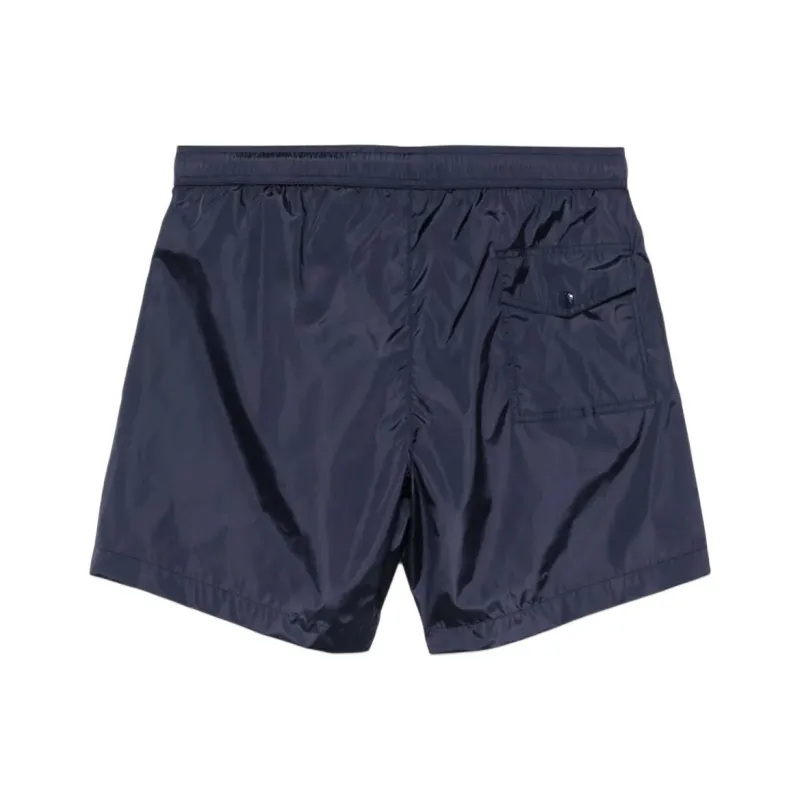 Moncler Logo Patch Drawstring Swim Trunks-1