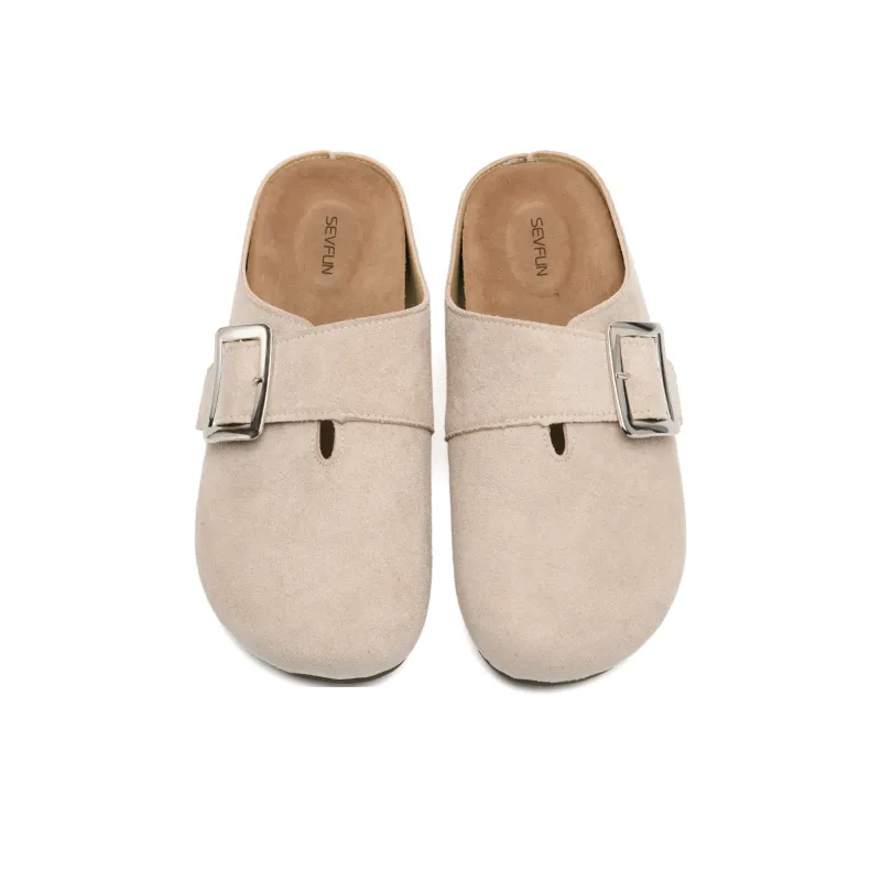 7 SEVFUN Composite Sole Closed Toe Slippers Women's-5