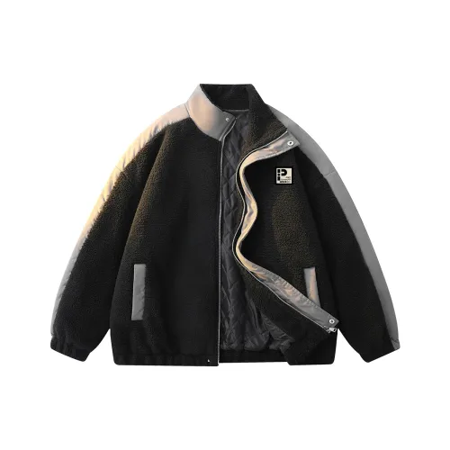 Qnxeey Velvet Jackets Unisex