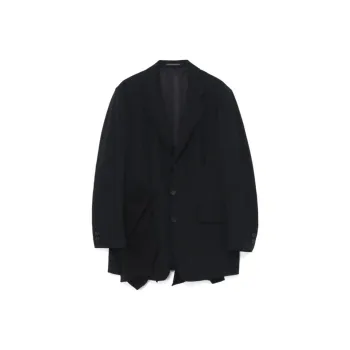 Yohji Yamamoto Notched lapels Wool Blazer
