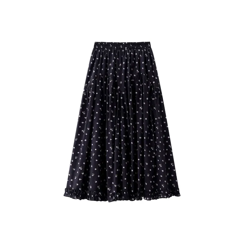 HTMEME Casual Long Skirt Women's-1