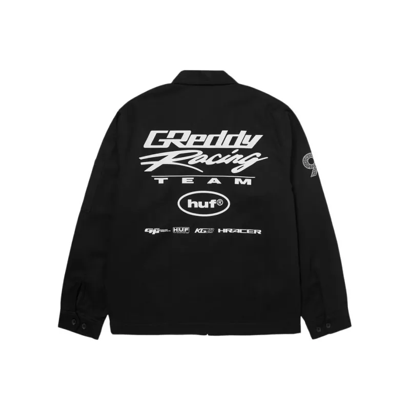 HUF GREDDY Collaboration Jackets Unisex Black-0
