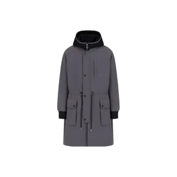 EMPORIO ARMANI Puffer Jacket Men's Gray Green