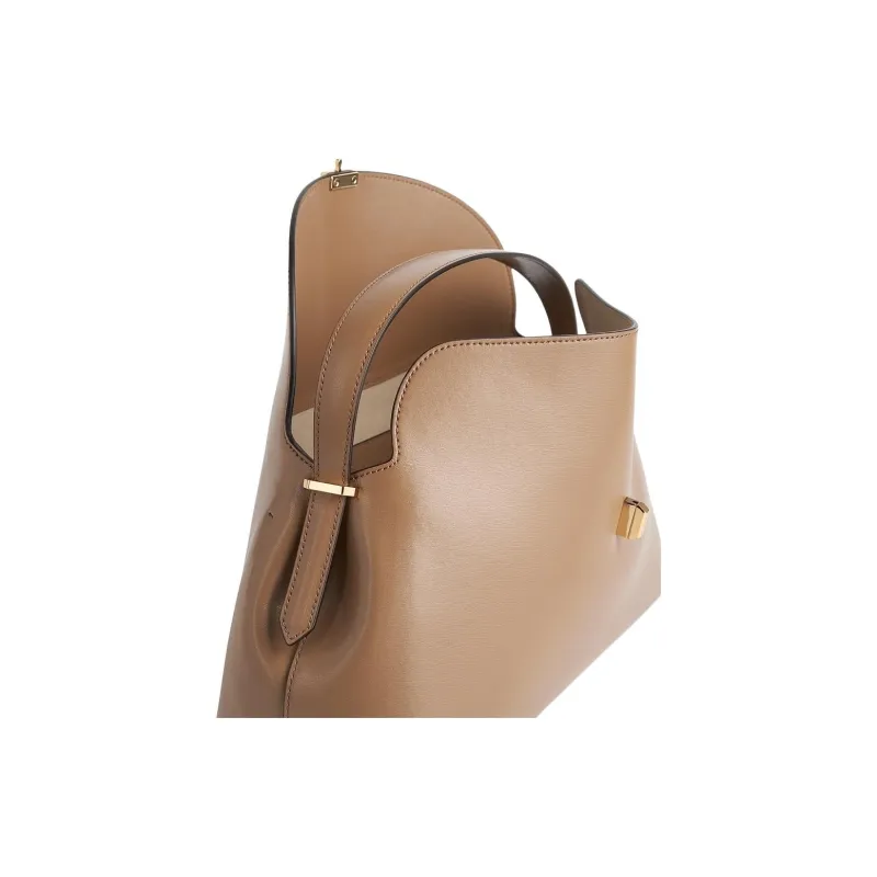 TOTEME T Lock Leather Top Handle Bag-3