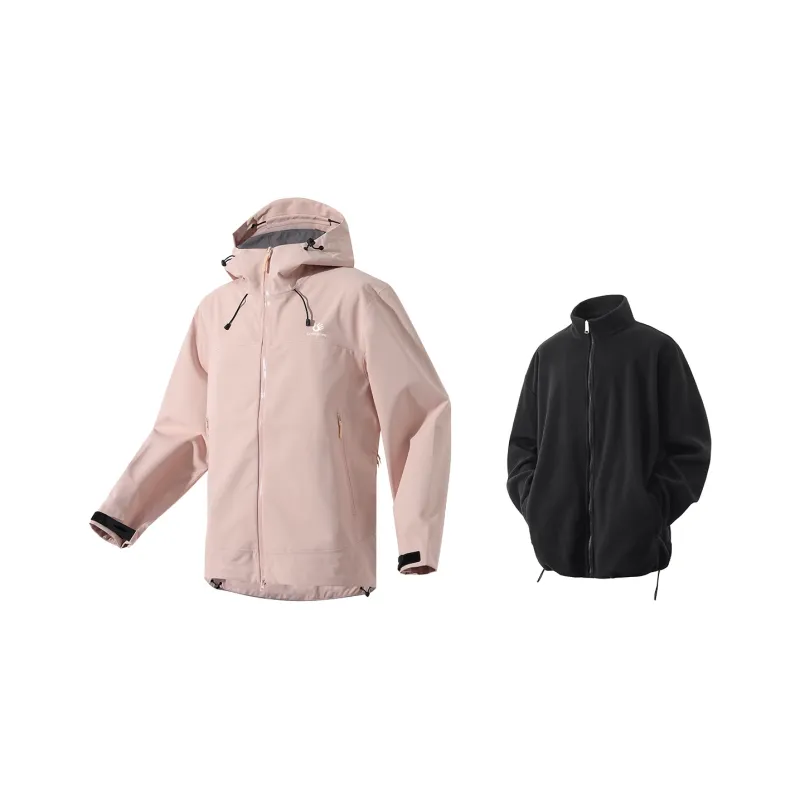 LIVINGTOWN Warm Breathable Water Resistant Windproof Windbreaker Jacket Unisex-28