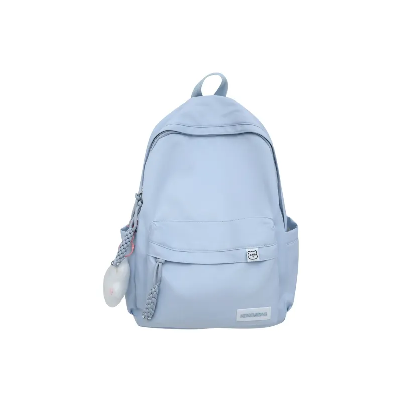 URBAN FOREST Nylon Backpack Unisex Pink/Yellow/Blue/Red/Black/White-8