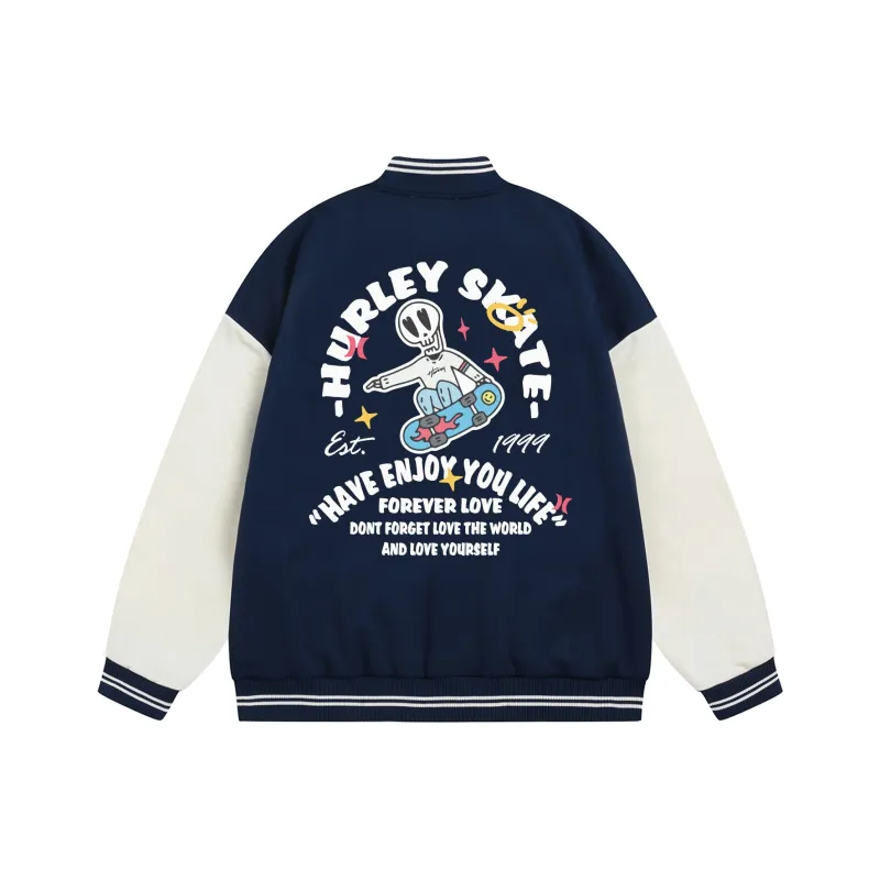 Hurley Baseball Jerseys Unisex-5