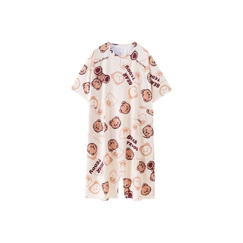 Ta Yan Nightgown Women's Apricot