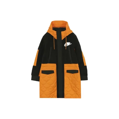 Nike Sportswear Sport Pack Synthetic Fill Parka Coats Men's Orange Yellow