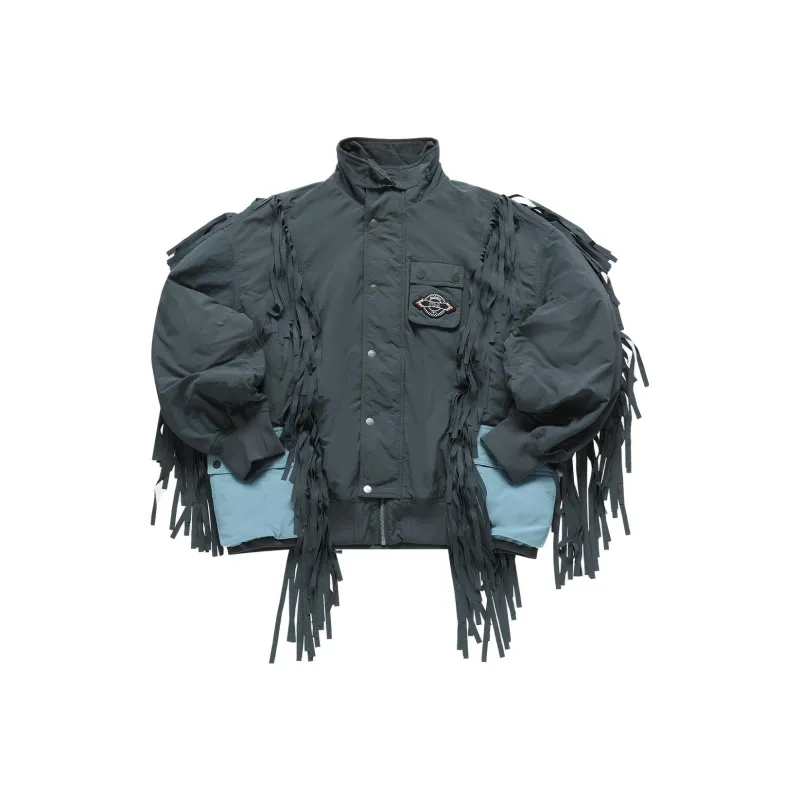 FILA FUSION x FACETASM Puffer Jacket Men's Jade Gray-0