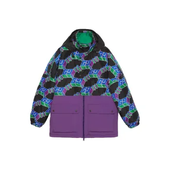 GUCCI Square G Panelled Coat