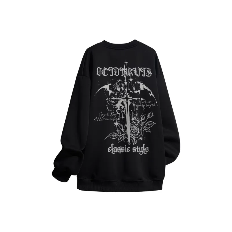Small Columns Under The Sea Sweatshirt Unisex-0