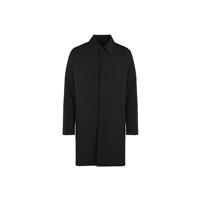 PRADA Trench Coats Men Black-0