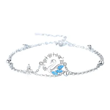 KADER 925 Sterling Silver Bracelets Women's Silver