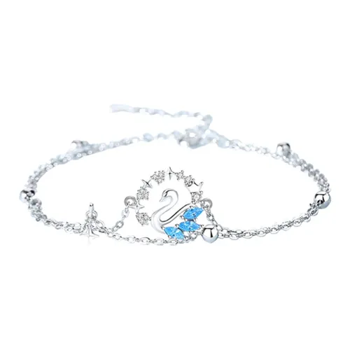 KADER 925 Sterling Silver Bracelets Women's Silver
