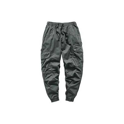 VIP Drawstring Elastic Cuff Casual Pants Men's