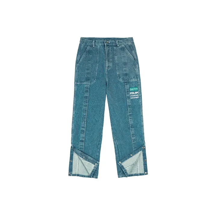 FRLMK Straight Jeans Unisex Dark Blue-0