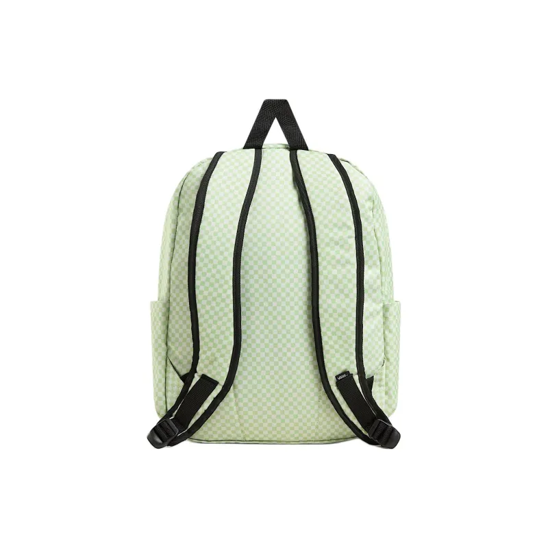 Vans Old Skool Polyester Polyurethane Coating Backpack Unisex Green-3