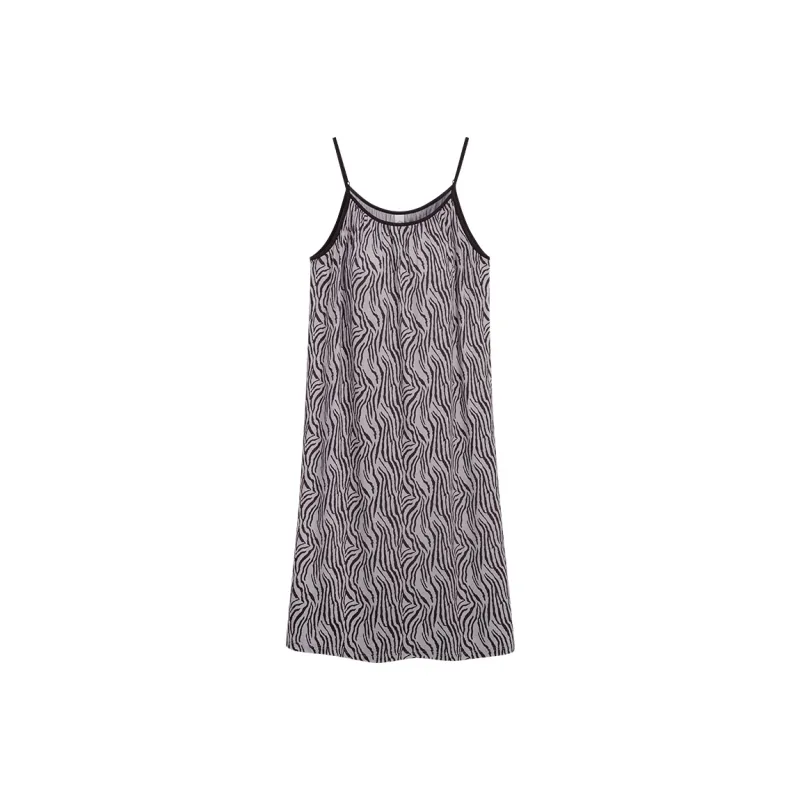 Sha Qian Nightgown Women's Purple Gray-0