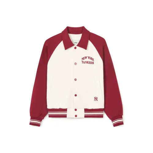 MLB SS24 New York Yankees Baseball Jacket Unisex Burgundy
