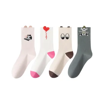 Caramella Mid Calf Socks Women's 4 Pack