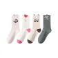 Pink+Red Heart+Eyes+Gray Green