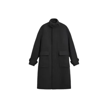 ZARA Coats Men Coal Gray