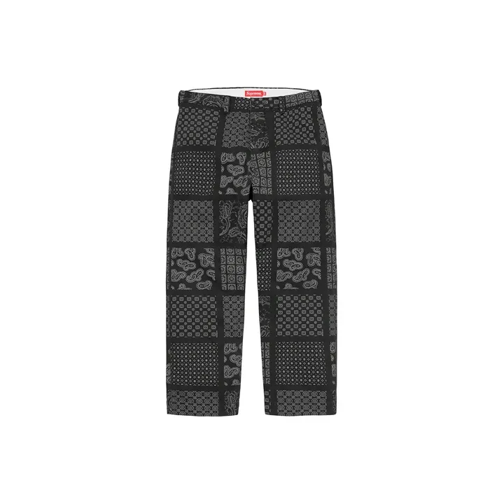 Supreme Paisley Grid Chino Pant-0