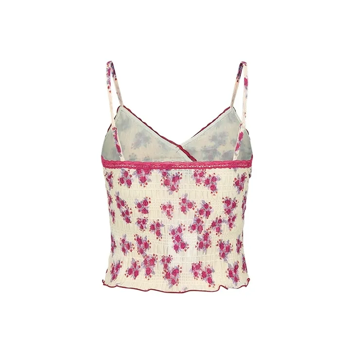 URBAN REVIVO Tank Top Women's Light Rose Red-1