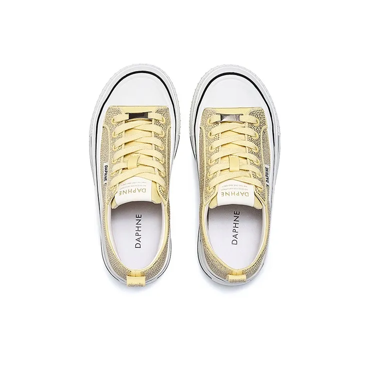 DAPHNE Anti Slip Wear Resistant Low Top Skateboard Shoes Women's-7