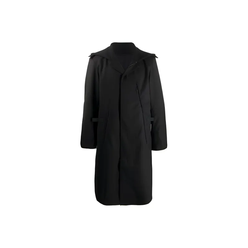 Y 3 Parka Coats Men Black-0