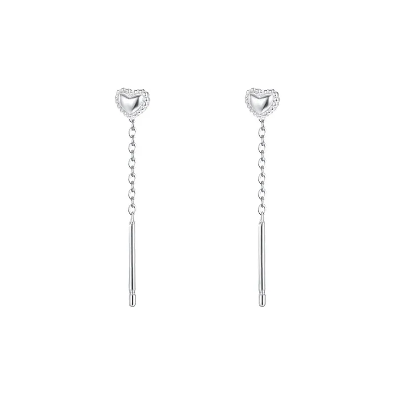 GIFT&CO 999 Fine Silver Drop Earrings Women's-0